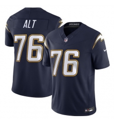 Men Los Angeles Chargers 76 Joe Alt Navy 2025 F U S E  Alternate Vapor Limited Stitched Football Jersey