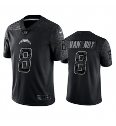 Men Los Angeles Chargers 8 Kyle Van Noy Black Reflective Limited Stitched Football Jersey Men Los Angeles Chargers 8 Kyle Van Noy Black Reflective Limited Stitched Football Jersey