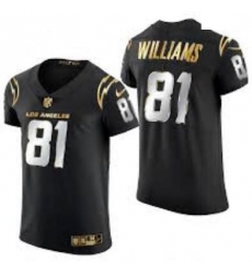 Men Los Angeles Chargers 81 Mike Williams 2020 Black Gold Limited Jersey Men Los Angeles Chargers 81 Mike Williams 2020 Black Gold Limited Jersey