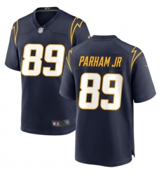 Men Los Angeles Chargers 89 Donald Parham Jr Navy Stitched Game Jersey Men Los Angeles Chargers 89 Donald Parham Jr Navy Stitched Game Jersey
