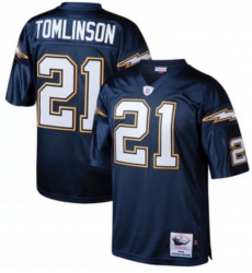 Men Los Angeles Chargers Tomlinson #21 Blue Retro Stitched NFL Jersey Men Los Angeles Chargers Tomlinson #21 Blue Retro Stitched NFL Jersey