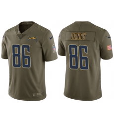 Mens Chargers hunter henry olive 2017 salute to service jersey Mens Chargers hunter henry olive 2017 salute to service jersey
