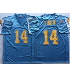 Mitchell And Ness 1994 Chargers #14 Dan Fouts Blue Throwback Stitched NFL Jersey Mitchell And Ness 1994 Chargers #14 Dan Fouts Blue Throwback Stitched NFL Jersey