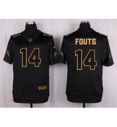 Nike Chargers #14 Dan Fouts Black Mens Stitched NFL Elite Pro Line Gold Collection Jersey Nike Chargers #14 Dan Fouts Black Mens Stitched NFL Elite Pro Line Gold Collection Jersey