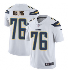 Nike Chargers #76 Russell Okung White Mens Stitched NFL Vapor Untouchable Limited Jersey Nike Chargers #76 Russell Okung White Mens Stitched NFL Vapor Untouchable Limited Jersey