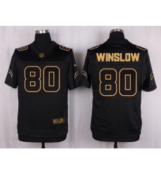 Nike Chargers #80 Kellen Winslow Black Mens Stitched NFL Elite Pro Line Gold Collection Jersey Nike Chargers #80 Kellen Winslow Black Mens Stitched NFL Elite Pro Line Gold Collection Jersey