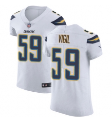 Nike Los Angeles Chargers 59 Nick Vigil White Men Stitched NFL New Elite Jersey Nike Los Angeles Chargers 59 Nick Vigil White Men Stitched NFL New Elite Jersey
