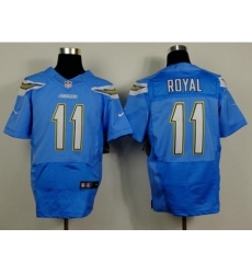 Nike San Diego Chargers 11 Eddie Royal Blue Alternate Elite NFL Jersey Nike San Diego Chargers 11 Eddie Royal Blue Alternate Elite NFL Jersey