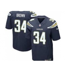 Nike San Diego Chargers 34 Donald Brown Dark Blue Elite NFL Jersey Nike San Diego Chargers 34 Donald Brown Dark Blue Elite NFL Jersey