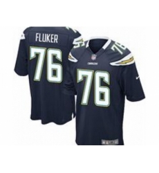 Nike San Diego Chargers 76 D.J. Fluker Dark Blue Game NFL Jersey Nike San Diego Chargers 76 D.J. Fluker Dark Blue Game NFL Jersey