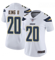 Chargers #20 Desmond King II White Women Stitched Football Vapor Untouchable Limited Jersey Chargers #20 Desmond King II White Women Stitched Football Vapor Untouchable Limited Jersey