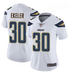 Chargers #30 Austin Ekeler White Women Stitched Football Vapor Untouchable Limited Jersey Chargers #30 Austin Ekeler White Women Stitched Football Vapor Untouchable Limited Jersey
