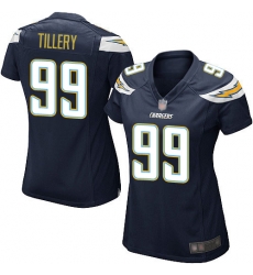 Chargers 99 Jerry Tillery Navy Blue Team Color Women Stitched Football Elite Jersey Chargers 99 Jerry Tillery Navy Blue Team Color Women Stitched Football Elite Jersey