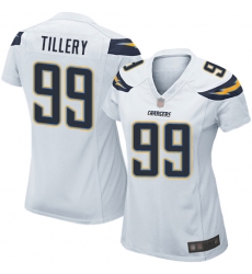 Chargers 99 Jerry Tillery White Women Stitched Football Elite Jersey Chargers 99 Jerry Tillery White Women Stitched Football Elite Jersey