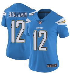 Nike Chargers #12 Travis Benjamin Electric Blue Alternate Womens Stitched NFL Vapor Untouchable Limited Jersey Nike Chargers #12 Travis Benjamin Electric Blue Alternate Womens Stitched NFL Vapor Untouchable Limited Jersey