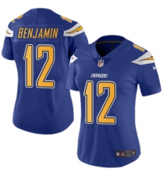 Nike Chargers #12 Travis Benjamin Electric Blue Womens Stitched NFL Limited Rush Jersey Nike Chargers #12 Travis Benjamin Electric Blue Womens Stitched NFL Limited Rush Jersey