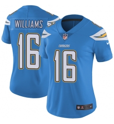 Nike Chargers #16 Tyrell Williams Electric Blue Alternate Womens Stitched NFL Vapor Untouchable Limited Jersey Nike Chargers #16 Tyrell Williams Electric Blue Alternate Womens Stitched NFL Vapor Untouchable Limited Jersey