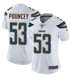 Nike Chargers 53 Mike Pouncey White Womens Stitched NFL Vapor Untouchable Limited Jersey Nike Chargers 53 Mike Pouncey White Womens Stitched NFL Vapor Untouchable Limited Jersey