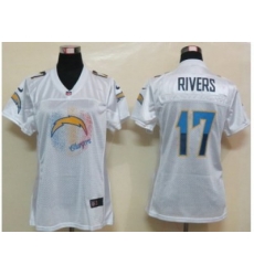 Nike Womens San Diego Charger #17 Rivers White Jerseys Nike Womens San Diego Charger #17 Rivers White Jerseys