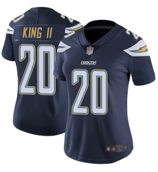 Women Chargers 20 Desmond King II Navy Blue Team Color Stitched Football Vapor Untouchable Limited Jersey Women Chargers 20 Desmond King II Navy Blue Team Color Stitched Football Vapor Untouchable Limited Jersey