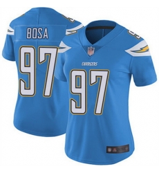 Women Los Angeles Chargers 97 Joey Bosa Blue Vapor Untouchable Limited Stitched NFL Jersey Women Los Angeles Chargers 97 Joey Bosa Blue Vapor Untouchable Limited Stitched NFL Jersey