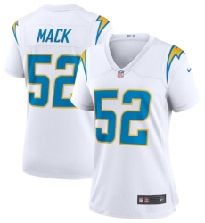 Women Los Angeles Chargers Khalil Mack #52 White Vapor Limited Jersey Women Los Angeles Chargers Khalil Mack #52 White Vapor Limited Jersey