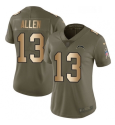 Womens Nike Los Angeles Chargers 13 Keenan Allen Limited OliveGold 2017 Salute to Service NFL Jersey Womens Nike Los Angeles Chargers 13 Keenan Allen Limited OliveGold 2017 Salute to Service NFL Jersey