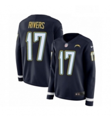 Womens Nike Los Angeles Chargers 17 Philip Rivers Limited Navy Blue Therma Long Sleeve NFL Jersey Womens Nike Los Angeles Chargers 17 Philip Rivers Limited Navy Blue Therma Long Sleeve NFL Jersey