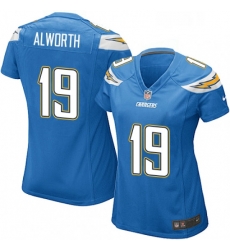 Womens Nike Los Angeles Chargers 19 Lance Alworth Game Electric Blue Alternate NFL Jersey Womens Nike Los Angeles Chargers 19 Lance Alworth Game Electric Blue Alternate NFL Jersey