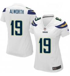 Womens Nike Los Angeles Chargers 19 Lance Alworth Game White NFL Jersey Womens Nike Los Angeles Chargers 19 Lance Alworth Game White NFL Jersey