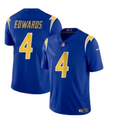 Youth Los Angeles Chargers 4 Gus Edwards Royal Vapor Untouchable Limited Stitched Jersey Youth Los Angeles Chargers 4 Gus Edwards Royal Vapor Untouchable Limited Stitched Jersey