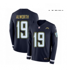Youth Nike Los Angeles Chargers 19 Lance Alworth Limited Navy Blue Therma Long Sleeve NFL Jersey Youth Nike Los Angeles Chargers 19 Lance Alworth Limited Navy Blue Therma Long Sleeve NFL Jersey