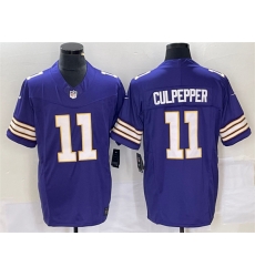 Men Minnesota Vikings 11 Daunte Culpepper Purple 2023 F U S E Vapor Untouchable Men Minnesota Vikings 11 Daunte Culpepper Purple 2023 F U S E Vapor Untouchable