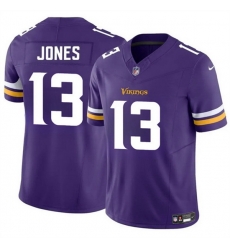 Men Minnesota Vikings 13 Daniel Jones Purple 2024 F U S E Vapor Untouchable Limited Stitched Jersey Men Minnesota Vikings 13 Daniel Jones Purple 2024 F U S E Vapor Untouchable Limited Stitched Jersey