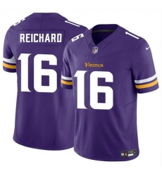 Men Minnesota Vikings 16 Will Reichard Purple 2024 F U S E Vapor Untouchable Limited Stitched Jersey Men Minnesota Vikings 16 Will Reichard Purple 2024 F U S E Vapor Untouchable Limited Stitched Jersey