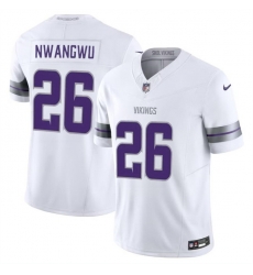 Men Minnesota Vikings 26 Kene Nwangwu White F U S E Winter Warrior Limited Stitched Jersey Men Minnesota Vikings 26 Kene Nwangwu White F U S E Winter Warrior Limited Stitched Jersey