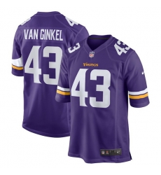 Men Minnesota Vikings 43 Andrew Van Ginkel Purple Team Vapor Limited Jersey Men Minnesota Vikings 43 Andrew Van Ginkel Purple Team Vapor Limited Jersey