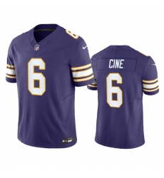 Men Minnesota Vikings 6 Lewis Cine Purple 2023 F U S E Vapor Untouchable Limited Stitched Jersey Men Minnesota Vikings 6 Lewis Cine Purple 2023 F U S E Vapor Untouchable Limited Stitched Jersey