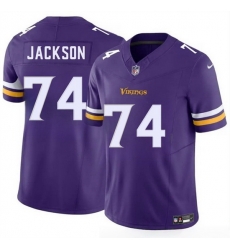 Men Minnesota Vikings 74 Donovan Jackson Purple 2025 Draft F U S E Vapor Untouchable Limited Stitched Jersey Men Minnesota Vikings 74 Donovan Jackson Purple 2025 Draft F U S E Vapor Untouchable Limited Stitched Jersey