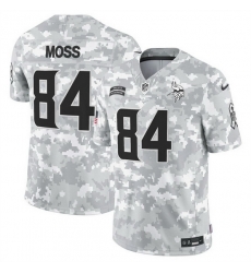 Men Minnesota Vikings 84 Randy Moss 2024 F U S E Arctic Camo Salute To Service Limited Stitched Football Jersey Men Minnesota Vikings 84 Randy Moss 2024 F U S E Arctic Camo Salute To Service Limited Stitched Football Jersey