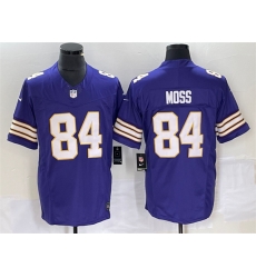 Men Minnesota Vikings 84 Randy Moss Purple 2023 F U S E Vapor Untouchable Limited Stitched Jersey Men Minnesota Vikings 84 Randy Moss Purple 2023 F U S E Vapor Untouchable Limited Stitched Jersey