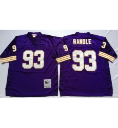 Men Minnesota Vikings 93 John Randle Purple M&N Throwback Jersey Men Minnesota Vikings 93 John Randle Purple M&N Throwback Jersey
