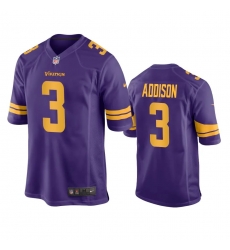 Men Minnesota Vikings Jordan Addison #3 purple color rush Stitched NFL Jerseys Men Minnesota Vikings Jordan Addison #3 purple color rush Stitched NFL Jerseys