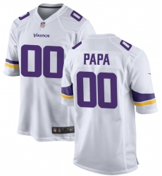 Men Minnesota Vikings PAPA #00 White Stitched NFL Jersey Men Minnesota Vikings PAPA #00 White Stitched NFL Jersey