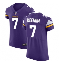 Men Nike Vikings #7 Case Keenum Purple Team Color Stitched NFL Vapor Untouchable Elite Jersey Men Nike Vikings #7 Case Keenum Purple Team Color Stitched NFL Vapor Untouchable Elite Jersey
