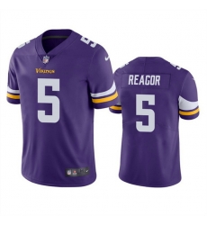 Men's Minnesota Vikings #5 Jalen Reagor Purple Vapor Untouchable Stitched Jersey Men's Minnesota Vikings #5 Jalen Reagor Purple Vapor Untouchable Stitched Jersey