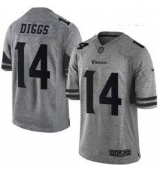 Mens Nike Minnesota Vikings 14 Stefon Diggs Limited Gray Gridiron NFL Jersey Mens Nike Minnesota Vikings 14 Stefon Diggs Limited Gray Gridiron NFL Jersey