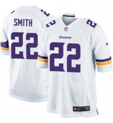 Mens Nike Minnesota Vikings 22 Harrison Smith Game White NFL Jersey Mens Nike Minnesota Vikings 22 Harrison Smith Game White NFL Jersey