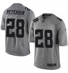 Mens Nike Minnesota Vikings 28 Adrian Peterson Limited Gray Gridiron NFL Jersey Mens Nike Minnesota Vikings 28 Adrian Peterson Limited Gray Gridiron NFL Jersey