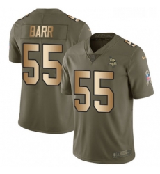 Mens Nike Minnesota Vikings 55 Anthony Barr Limited OliveGold 2017 Salute to Service NFL Jersey Mens Nike Minnesota Vikings 55 Anthony Barr Limited OliveGold 2017 Salute to Service NFL Jersey